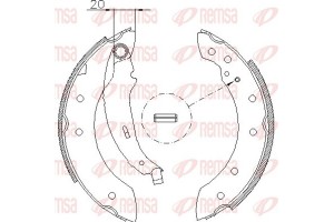 Remsa Σιαγώνα Φρένων - 4199.01