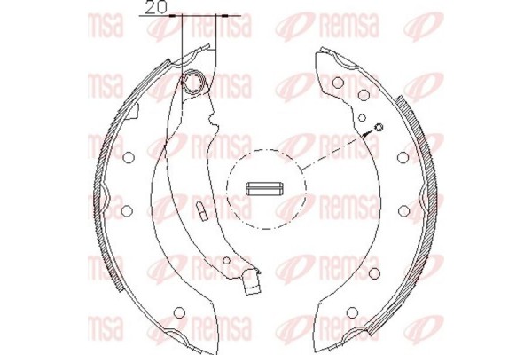 Remsa Σιαγώνα Φρένων - 4199.01