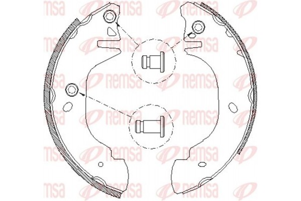 Remsa Σιαγώνα Φρένων - 4305.00 Remsa Σιαγώνα Φρένων - 4305.00