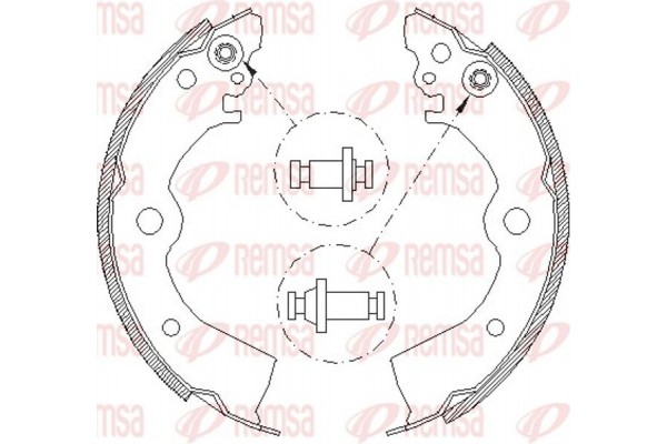 Remsa Σιαγώνα Φρένων - 4393.00 Remsa Σιαγώνα Φρένων - 4393.00