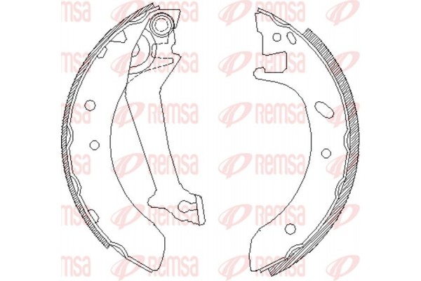 Remsa Σιαγώνα Φρένων - 4512.00 Remsa Σιαγώνα Φρένων - 4512.00