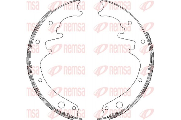Remsa Σιαγώνα Φρένων - 4658.00 Remsa Σιαγώνα Φρένων - 4658.00