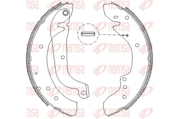 Remsa Σιαγώνα Φρένων - 4718.01 Remsa Σιαγώνα Φρένων - 4718.01