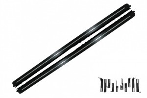 Πλαϊνά Σκαλοπάτια Κατάλληλα Για Mercedes V-Class W447 (2014-2023) Με Μακρύ Μεταξόνιο (LWB)