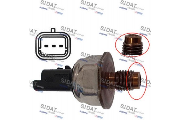 Sidat Αισθητήρας, Πίεση Καυσίμου - 81.380 Sidat Αισθητήρας, Πίεση Καυσίμου - 81.380