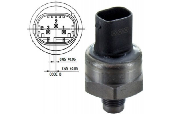 Sidat Αισθητήρας, Πίεση Λαδιού - 82.2393 Sidat Αισθητήρας, Πίεση Λαδιού - 82.2393