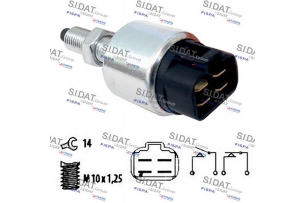 Sidat Διακόπτης Των Φώτων Φρένων - 5.140020