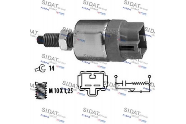 Sidat Διακόπτης Των Φώτων Φρένων - 5.140029