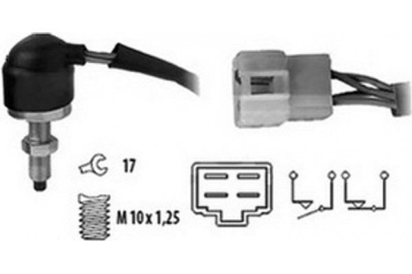 Sidat Διακόπτης Των Φώτων Φρένων - 5.140059
