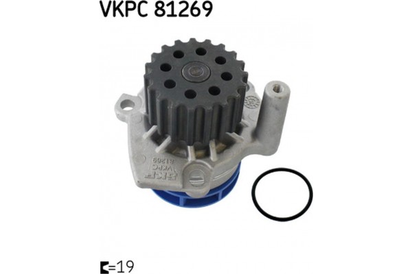 Skf Αντλία νερού, Ψυγείο Κινητήρα - Vkpc 81269