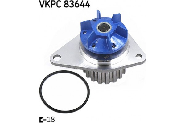 Skf Αντλία νερού, Ψυγείο Κινητήρα - Vkpc 83644