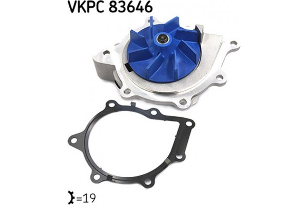 Skf Αντλία νερού, Ψυγείο Κινητήρα - Vkpc 83646