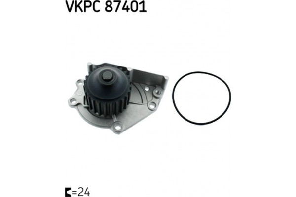 Skf Αντλία νερού, Ψυγείο Κινητήρα - Vkpc 87401