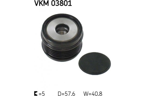 Skf Ελεύθερη Περιστροφή Γεννήτριας - Vkm 03801