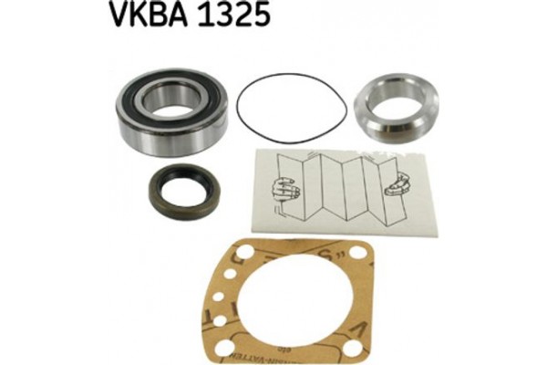 Skf Σετ Ρουλεμάν Τροχών - Vkba 1325