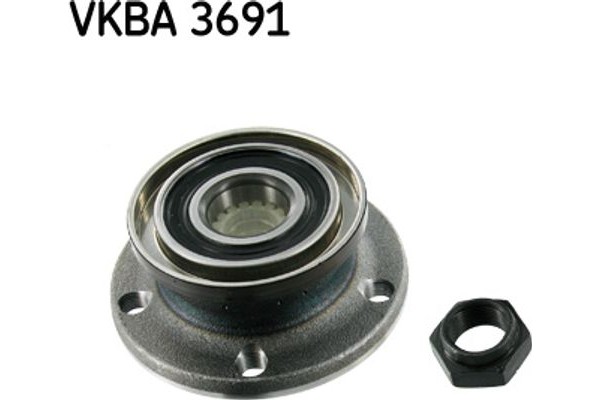 Skf Σετ Ρουλεμάν Τροχών - Vkba 3691