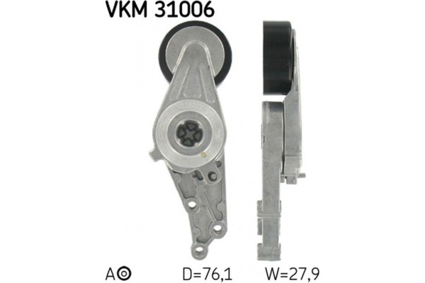 Skf Τεντωτήρας ιμάντα, Ιμάντας poly-V - Vkm 31006