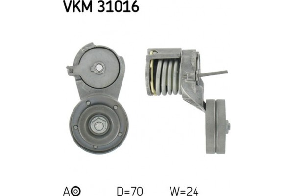 Skf Τεντωτήρας ιμάντα, Ιμάντας poly-V - Vkm 31016