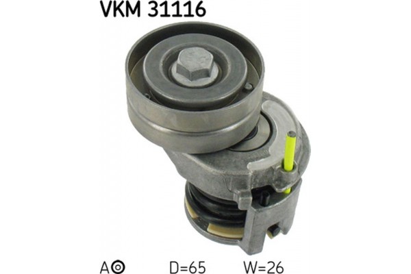 Skf Τεντωτήρας ιμάντα, Ιμάντας poly-V - Vkm 31116