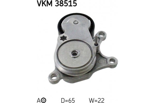 Skf Τεντωτήρας ιμάντα, Ιμάντας poly-V - Vkm 38515