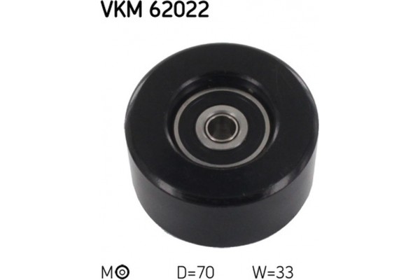 Skf Τεντωτήρας ιμάντα, Ιμάντας poly-V - Vkm 62022