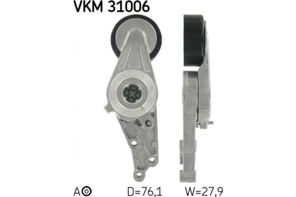 Skf Τεντωτήρας, Ιμάντας poly-V - Vkm 31006