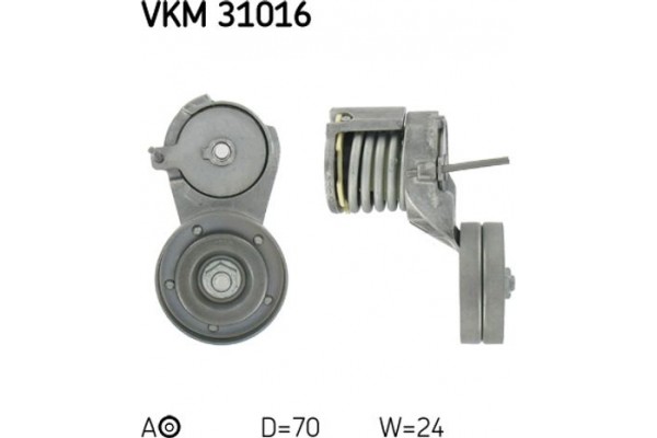 Skf Τεντωτήρας, Ιμάντας poly-V - Vkm 31016