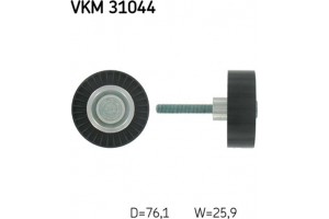 Skf Τροχαλία παρέκκλισης, Ιμάντας poly-V - Vkm 31044