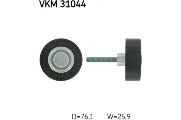 Skf Τροχαλία παρέκκλισης, Ιμάντας poly-V - Vkm 31044