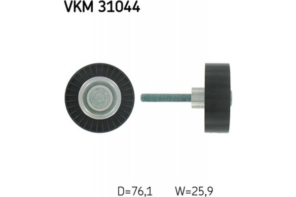 Skf Τροχαλία παρέκκλισης, Ιμάντας poly-V - Vkm 31044