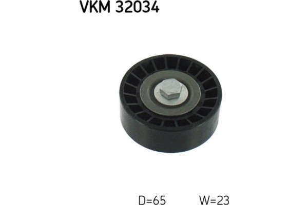 Skf Τροχαλία παρέκκλισης, Ιμάντας poly-V - Vkm 32034