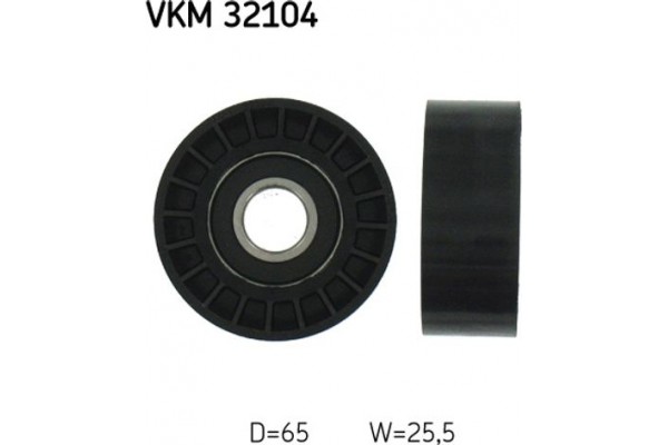 Skf Τροχαλία παρέκκλισης, Ιμάντας poly-V - Vkm 32104