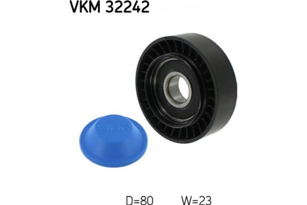 Skf Τροχαλία παρέκκλισης, Ιμάντας poly-V - Vkm 32242