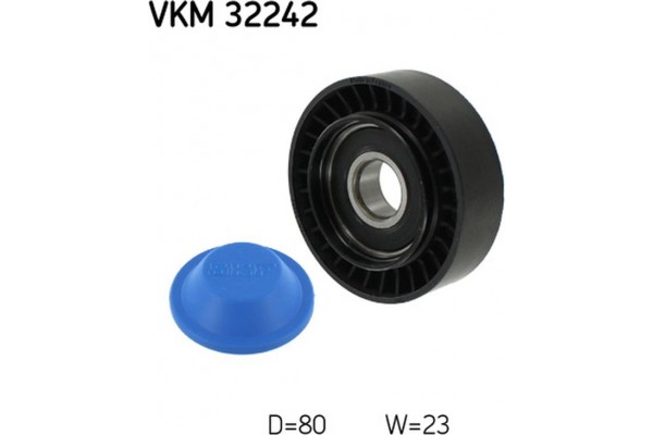 Skf Τροχαλία παρέκκλισης, Ιμάντας poly-V - Vkm 32242