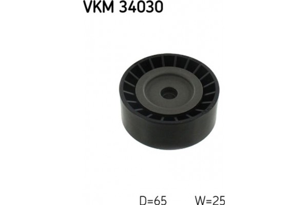 Skf Τροχαλία παρέκκλισης, Ιμάντας poly-V - Vkm 34030