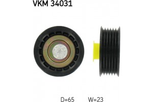 Skf Τροχαλία παρέκκλισης, Ιμάντας poly-V - Vkm 34031
