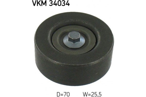 Skf Τροχαλία παρέκκλισης, Ιμάντας poly-V - Vkm 34034