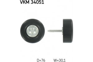 Skf Τροχαλία παρέκκλισης, Ιμάντας poly-V - Vkm 34051