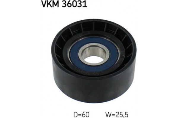 Skf Τροχαλία παρέκκλισης, Ιμάντας poly-V - Vkm 36031