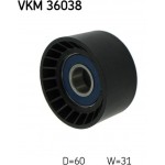 Skf Τροχαλία παρέκκλισης, Ιμάντας poly-V - Vkm 36038
