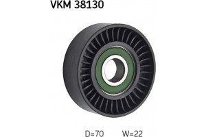 Skf Τροχαλία παρέκκλισης, Ιμάντας poly-V - Vkm 38130