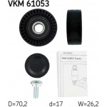 Skf Τροχαλία παρέκκλισης, Ιμάντας poly-V - Vkm 61053