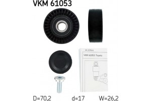 Skf Τροχαλία παρέκκλισης, Ιμάντας poly-V - Vkm 61053