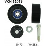 Skf Τροχαλία παρέκκλισης, Ιμάντας poly-V - Vkm 61069