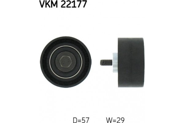 Skf Τροχαλία παρέκκλισης, οδοντ. Ιμάντας - Vkm 22177