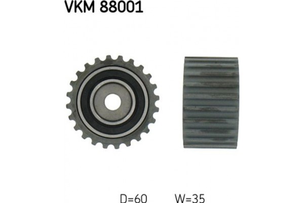 Skf Τροχαλία παρέκκλισης, οδοντ. Ιμάντας - Vkm 88001