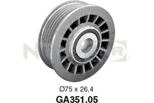 Snr Τροχαλία παρέκκλισης, Ιμάντας poly-V - GA351.05