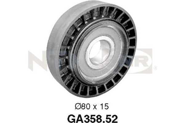 Snr Τροχαλία παρέκκλισης, Ιμάντας poly-V - GA358.52