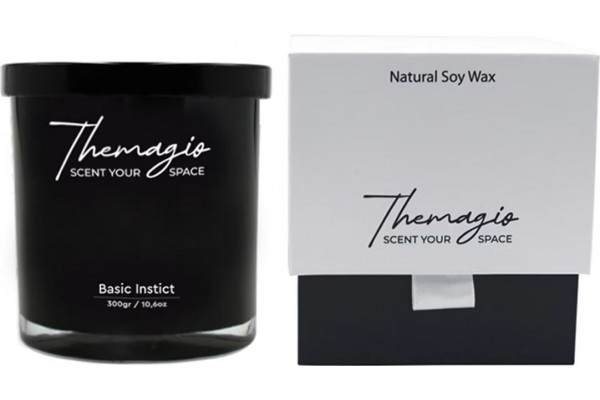 Αρωματικό Κερί Σόγιας Themagio Basic Instict 300gr 1 Τεμάχιο Αρωματικό Κερί Σόγιας Themagio Basic Instict 300gr 1 Τεμάχιο