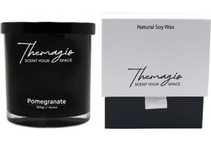 Αρωματικό Κερί Σόγιας Themagio Pomegranate 300gr 1 Τεμάχιο